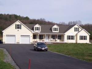 Ranch modular home with 2 car garage