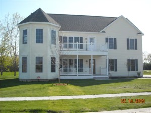 2-story vinyl modular home